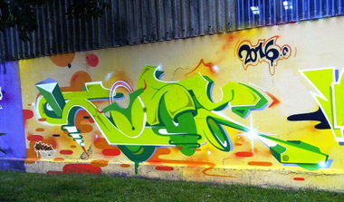 Graffiti Wall - Photo by ZUGZWANG - bremerhaven (2016)
