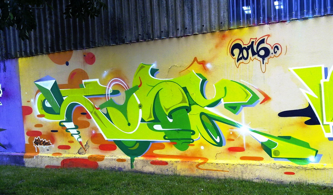 Graffiti Wall - Photo by ZUGZWANG - bremerhaven (2016)