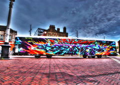 Graffiti Train - Photo by ZUGZWANG