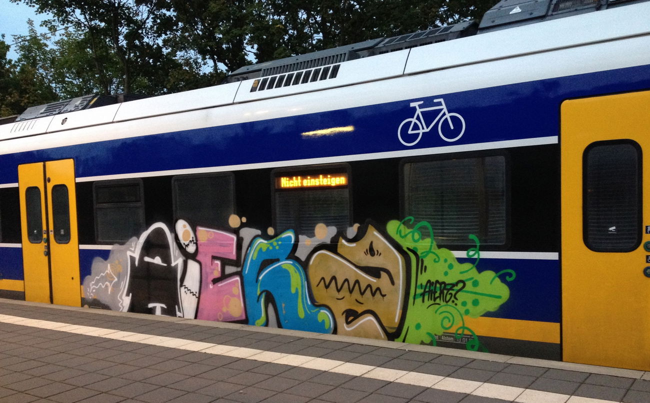 Graffiti Train - Photo by ZUGZWANG (2017)