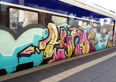 Graffiti Train - Photo by ZUGZWANG (2018)