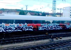 Graffiti Train - Photo by ZUGZWANG - alsoe, skin, wated (2017)