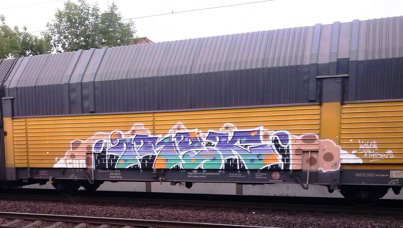 Graffiti Train - Photo by ZUGZWANG - bremerhaven