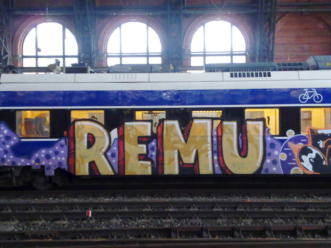 Graffiti Train - Photo by ZUGZWANG - remu (2016)