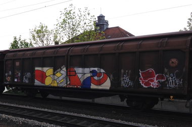Graffiti Train - Photo by ZUGZWANG