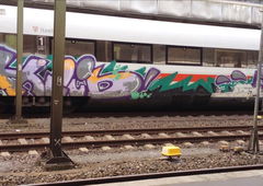 Graffiti Train - Photo by ZUGZWANG (2017)