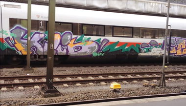 Graffiti Train - Photo by ZUGZWANG (2017)