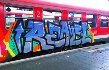 Graffiti Train - Photo by ZUGZWANG - really