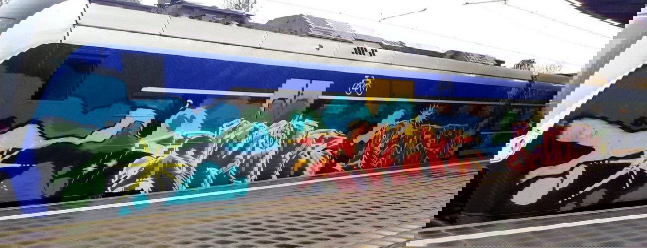 Graffiti Train - Photo by ZUGZWANG - skin, rosy, bremerhaven (2015)