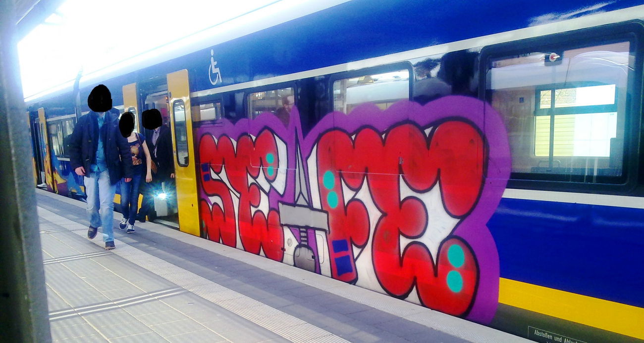 Graffiti Train - Photo by ZUGZWANG - seife (2017)