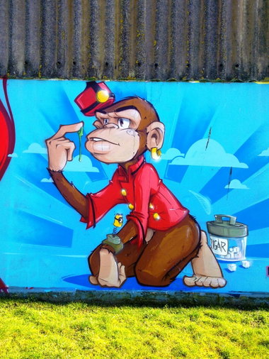 Graffiti Wall - Photo by ZUGZWANG - bremerhaven