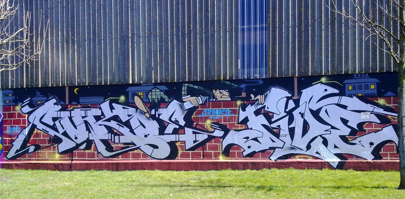 Graffiti Wall - Photo by ZUGZWANG - bremerhaven
