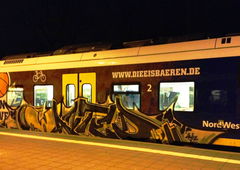 Graffiti Train - Photo by ZUGZWANG - wanted (2017)