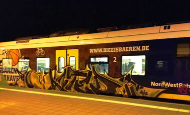 Graffiti Train - Photo by ZUGZWANG - wanted (2017)