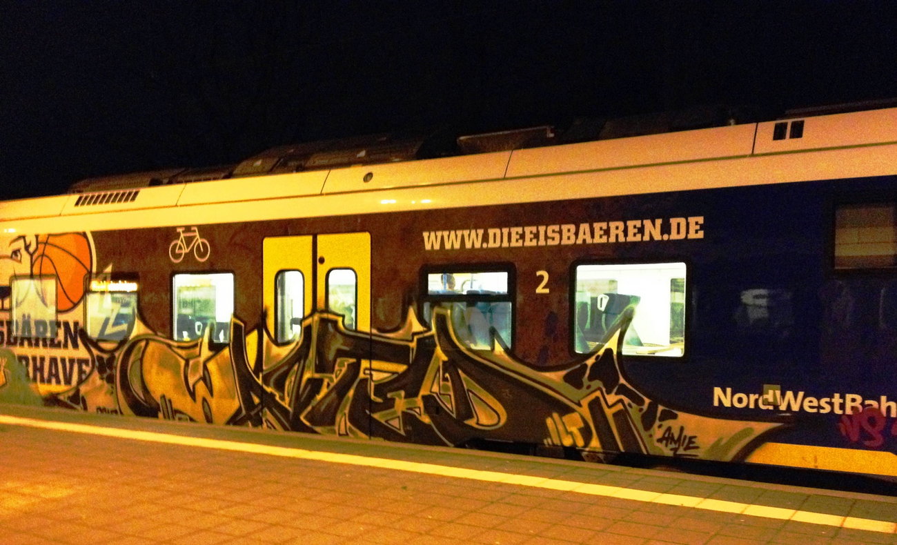 Graffiti Train - Photo by ZUGZWANG - wanted (2017)