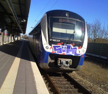 Graffiti Train - Photo by ZUGZWANG - swk (2016)