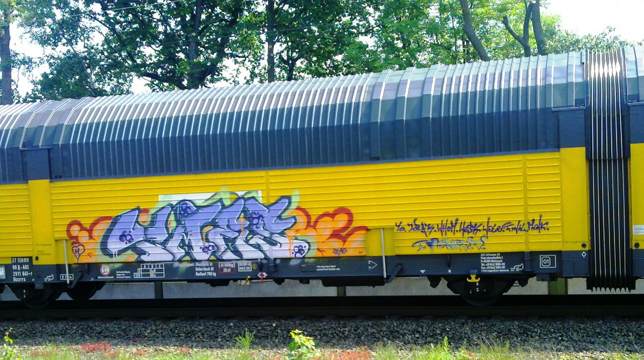 Graffiti Train - Photo by ZUGZWANG