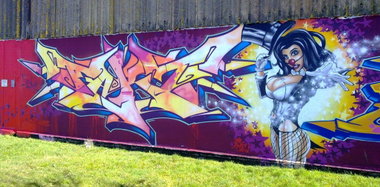 Graffiti Wall - Photo by ZUGZWANG - bremerhaven