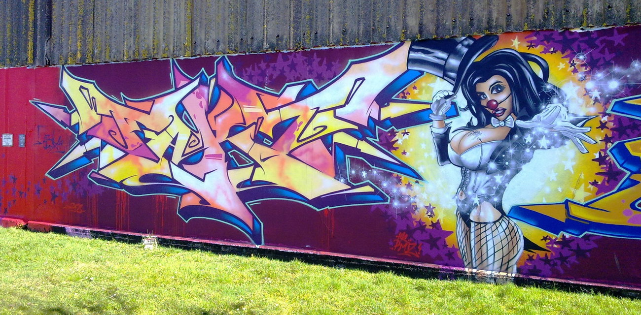 Graffiti Wall - Photo by ZUGZWANG - bremerhaven
