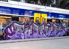 Graffiti Train - Photo by ZUGZWANG - bonus, bremen (2015)