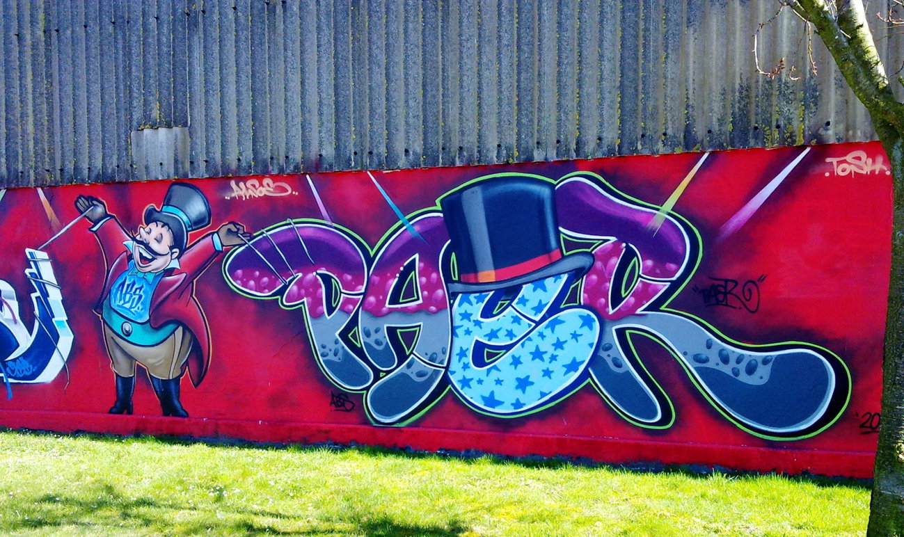 Graffiti Wall - Photo by ZUGZWANG - bremerhaven