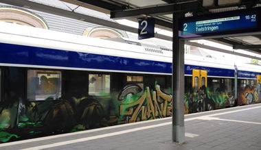 Graffiti Train - Photo by ZUGZWANG - wanted (2017)