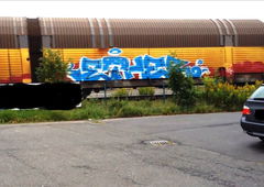 Graffiti Train - Photo by ZUGZWANG - ether