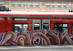 Graffiti Train - Photo by ZUGZWANG (2017)