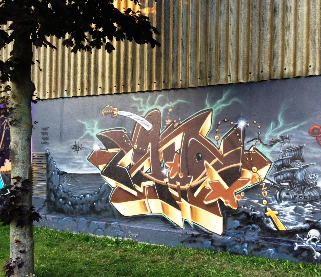 Graffiti Wall - Photo by ZUGZWANG (2017)