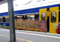 Graffiti Train - Photo by ZUGZWANG (2017)