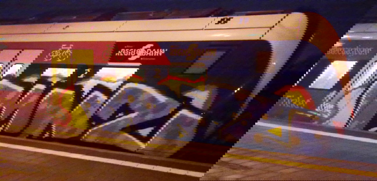 Graffiti Train - Photo by ZUGZWANG - mnz, bremerhaven, 27 (2015)