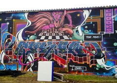 Graffiti Wall - Photo by ZUGZWANG - sukoe