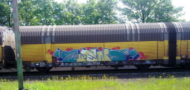 Graffiti Train - Photo by ZUGZWANG - bueno
