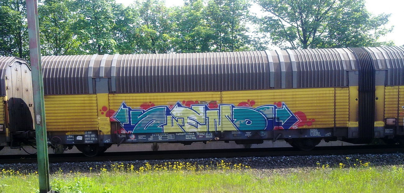 Graffiti Train - Photo by ZUGZWANG - bueno