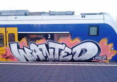 Graffiti Train - Photo by ZUGZWANG - wanted, bremerhaven, 27 (2015)
