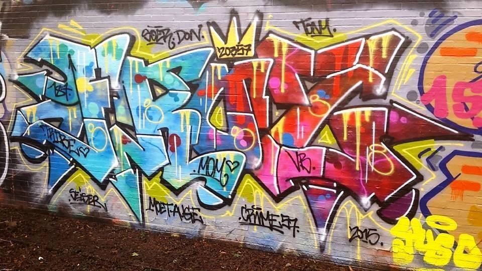 Graffiti Wall - Photo by ZUGZWANG - frost, 187, hamburg (2015)