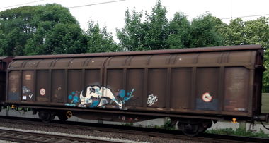 Graffiti Train - Photo by ZUGZWANG