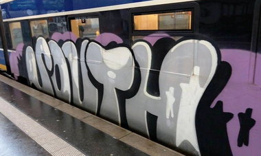 Graffiti Train - Photo by ZUGZWANG - south, bremerhaven, bremen (2015)