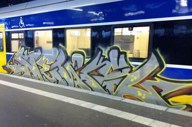 Graffiti Train - Photo by ZUGZWANG - news, bremen (2015)