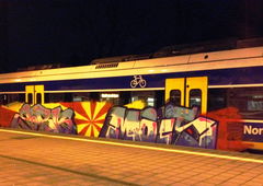 Graffiti Train - Photo by ZUGZWANG - zork, mois (2017)