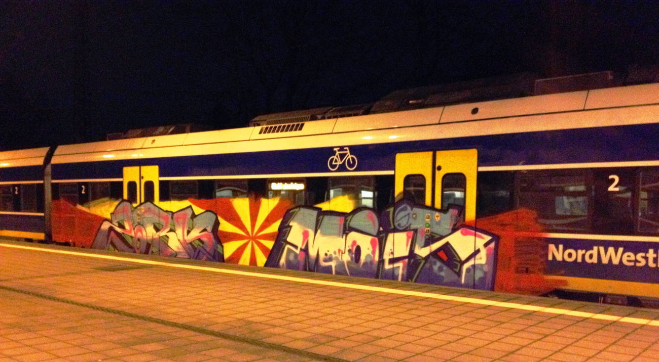 Graffiti Train - Photo by ZUGZWANG - zork, mois (2017)