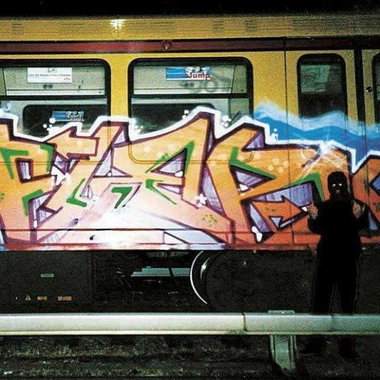 Graffiti Train - Photo by ZUGZWANG - fler, berlin