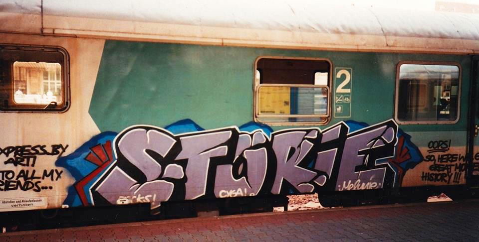 Graffiti Train - Photo by ZUGZWANG - dortmund