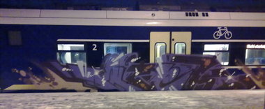 Graffiti Train - Photo by ZUGZWANG - bremerhaven, 27, bremen (2015)