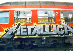 Graffiti Train - Photo by ZUGZWANG - metallica, kill, em