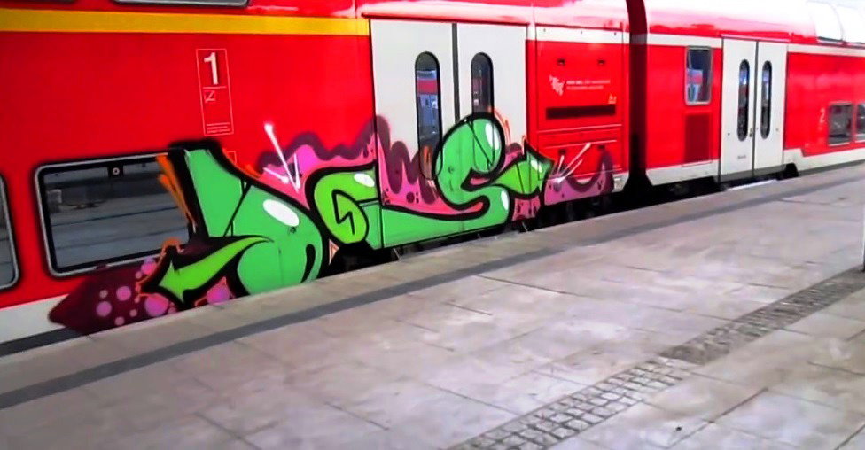 Graffiti Train - Photo by ZUGZWANG - dgs., kiel