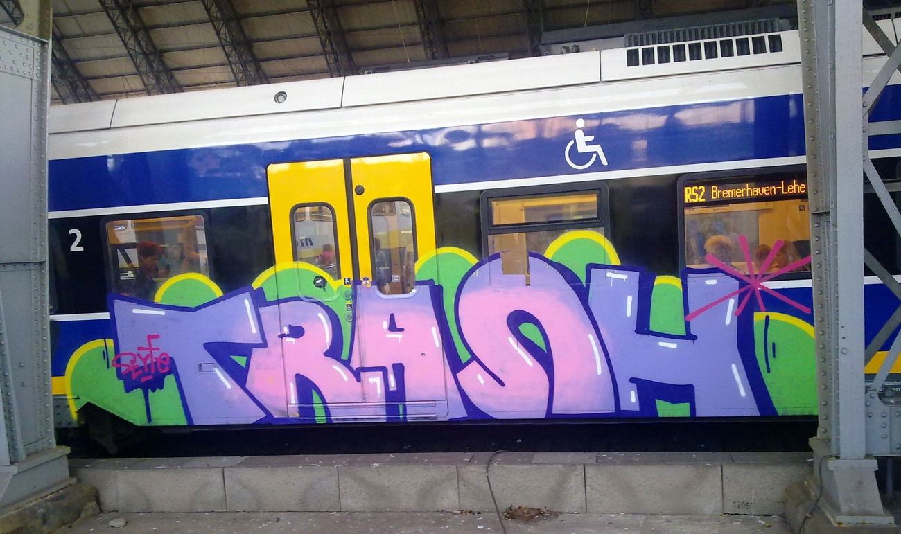 Graffiti Train - Photo by ZUGZWANG - trash (2016)