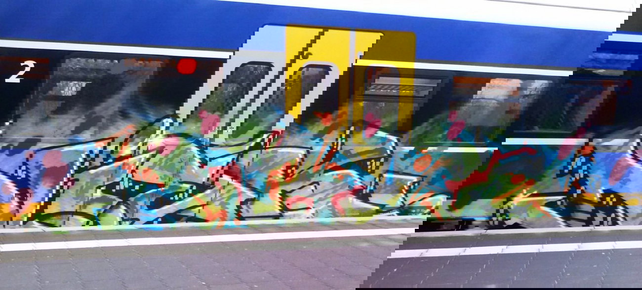 Graffiti Train - Photo by ZUGZWANG - niek, bremerhaven, bremern (2015)