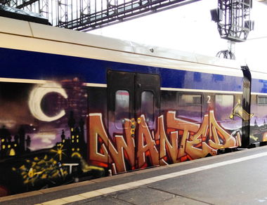 Graffiti Train - Photo by ZUGZWANG - wanted (2017)