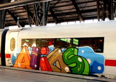 Graffiti Train - Photo by ZUGZWANG - alias (2018)